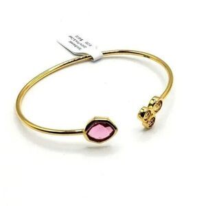 $49.00 Talia Sari Talia Cuff Bracelet, Gold/Pink/Clear, OS